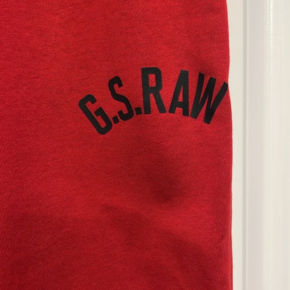 G-Star Raw Men’s Sweatpants Red - Picture 2 of 7